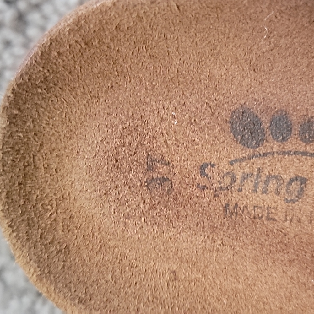 Spring Steps Sparkly Gold And Silver Sandals Size… - image 5